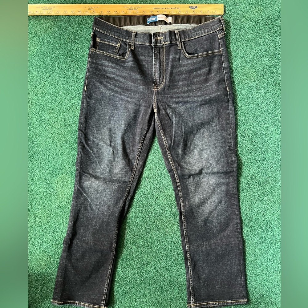 36x30 Old Navy Blue Jeans straight stretch